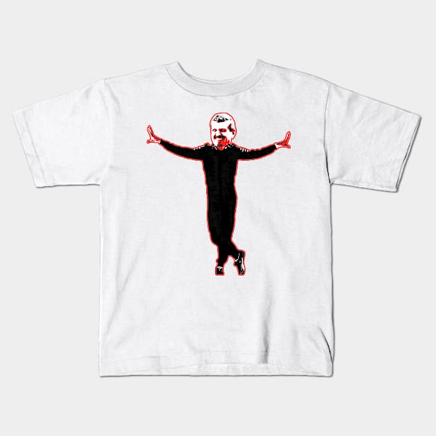 Guenther Pose Kids T-Shirt by Worldengine